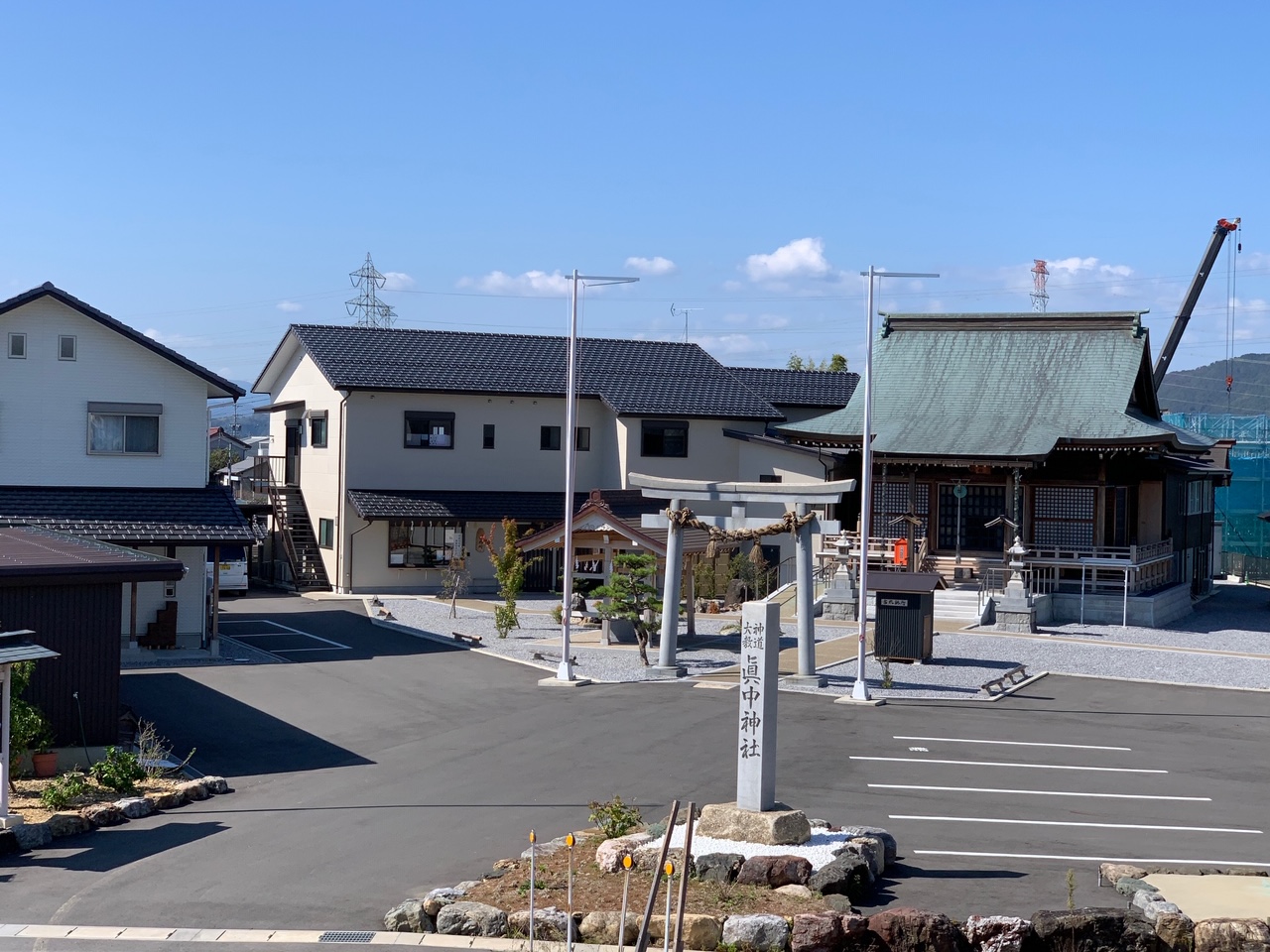 真中神社移設工事　（施工管理）施工後写真