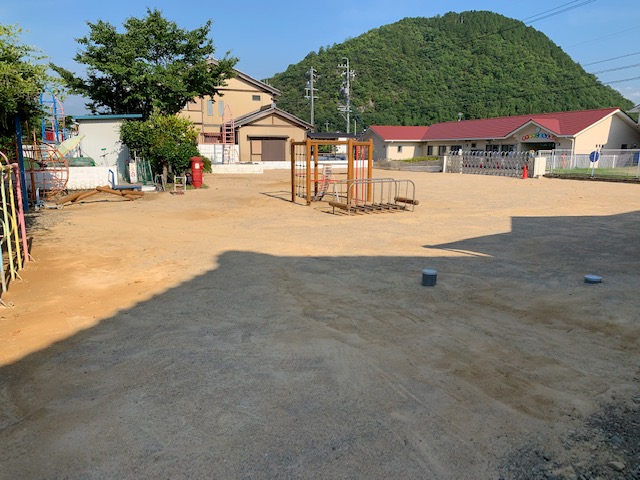 某こどもえん校庭改修工事施工後写真