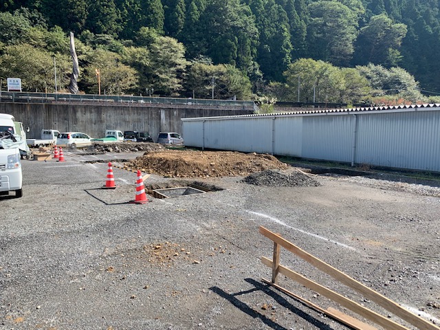 Ｎ開発工事車両車庫新築工事　（施工管理）施工前写真