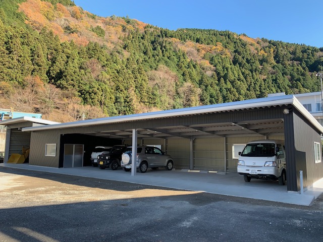 Ｎ開発工事車両車庫新築工事　（施工管理）施工後写真