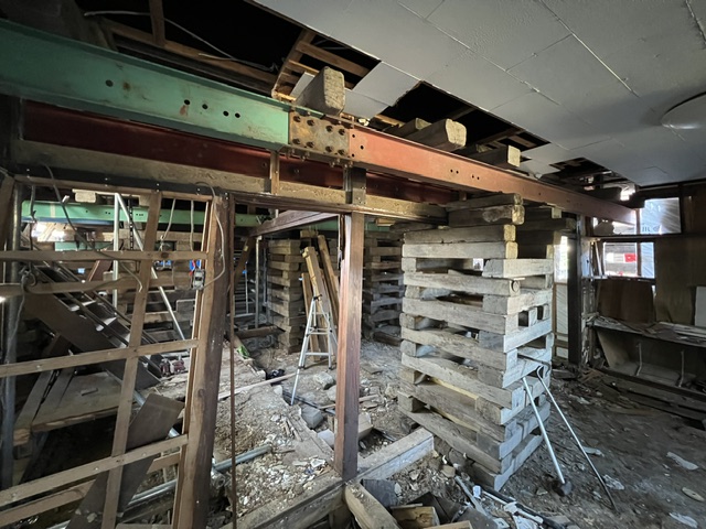 F邸修繕工事（令和6年能登半島地震）施工中写真